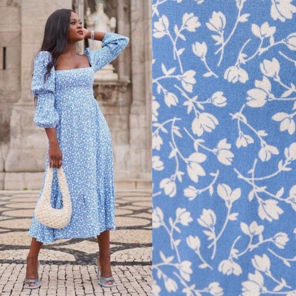 NEW Reformation Mica Dress Marie 0 - Picture 1 of 17